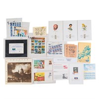 Collection of Aviation stamps and ephemera