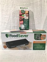 2 Food Saver Items:  FoodSaver Vacuum sealing