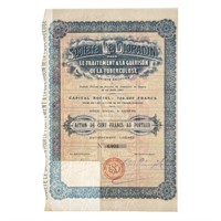 [US] 1911 750 Franc Bond - Tuberculosis Treatment