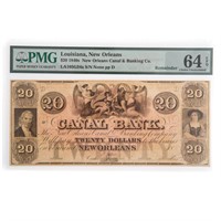 [US] $20 Canal Bank of New Orleans, PMG-64EPQ