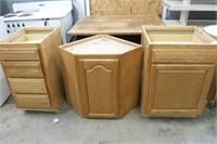 3 Base Cabinets
