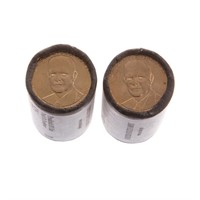 [US] 2015-P & D $25 Rolls of BU Eisenhower Dollars