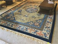 TIENSEN RUG, 9' X 12'