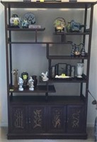 FOUR SEASONS TEAK KNICKNACK SHELF-NO CONTENTS