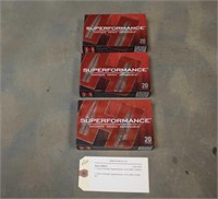 (3) Boxes Hornady Superformance 30-06 SPRG 150GR S