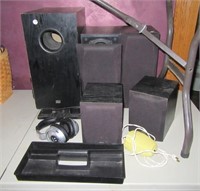 (5) Onkyo surround sound speaker set, Polnex