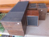(6) Speakers of various size including Scott,