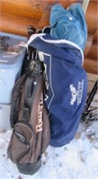 (2) Sets of RH golf clubs with bags.