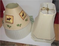 (6) Lamp shades of various designs and styles.
