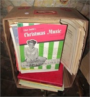 Large amount of vintage sheet music for the