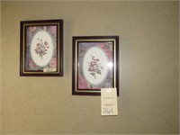 Metal Wall Hanging and 2 framed prints