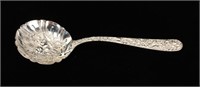 KIRK & SON REPOUSSE STERLING FRUIT SPOON
