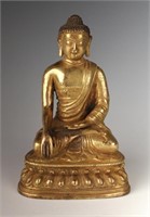 GOLD GILT CALLING THE EARTH TO WITNESS BUDDHA
