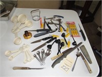 Kitchen Knives and other items