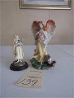 2 Angel Figurines