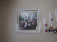 Framed Picture of "Irises"