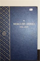 SET OF MERCURY DIMES NO 16D, NO 1942 OVER 41