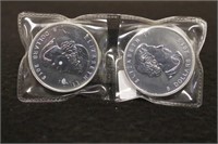 2-2013 POLAR BEAR, .999 SILVER - 1 1/2 OZ EACH