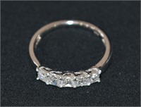 .925 Silver & CZ Ring Size 7