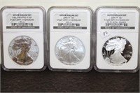 2006 PROOF 20TH ANIVERSARY EAGLE SET NGC 69