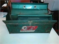 Vintage Omark metal tool box