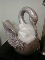 Glittery swan