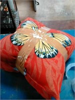 2 pack of great condition butterfly accent pillows
