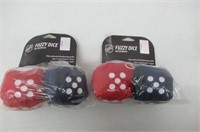 (2) NHL Washington Capitals Fuzzy Dice