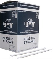 Sip n'Joy Clear Jumbo Straws - 500 Per Pckg