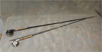 (2) Fly Fishing Rods and Reels