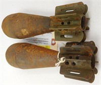 Lot # 628 Two Inert Mortar Training Rounds –