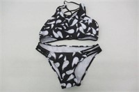 Women M Tropical 2-Piece Bathing Suit