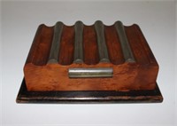 BURL WOOD CIGAR - CIGARETTE BOX