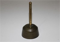 BRONZE & BRASS HAND HELD BELL