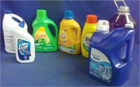 New household cleaning supplies