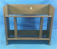 Wooden stand for books or CD's  25" x 10" x 22"
