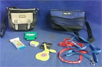Thermos bag, purse, baggage tag & extras
