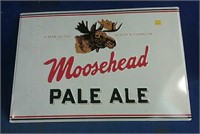 Metal Moosehead Pale Ale sign   20" x 14"