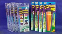 5 Brand New Ross Crafts Water Color Paints & 4