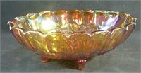 12"L Oblong Carnival Glass fruit bowl Excellent