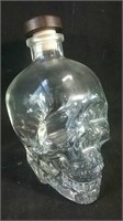 Crystal Skull empty vodka bottle
