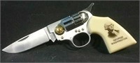 New Unique George Washington folding gun knife