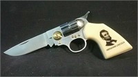 New Unique Abraham Lincoln folding gun knife