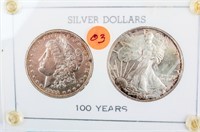 Coin 1903 Morgan Silver Dollar & 2003 Eagle