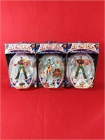 Three "The Avengers" Action Figures