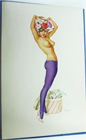 Vargas Portfolio - Pinups 6 prints, Playboy illust