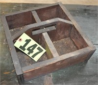 Wooden Farrier's tray, 12" x 12"