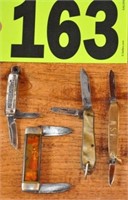 (4) old miniature knives