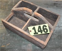 Wooden Farrier's tray, 12" x 9"