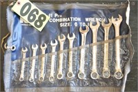 (10) MIT metric combination wrenches from 8-19 MM